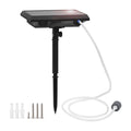 moobody 5.5V 1.5W Solar Air Pump Fish Tank Oxygenator with Aquarium Pipe & Air Bubble Stone Pond Oxygen Pump Aerator Rechargeable for Fishing Fish Tranportation Small Ponds Pools liquid Circulation