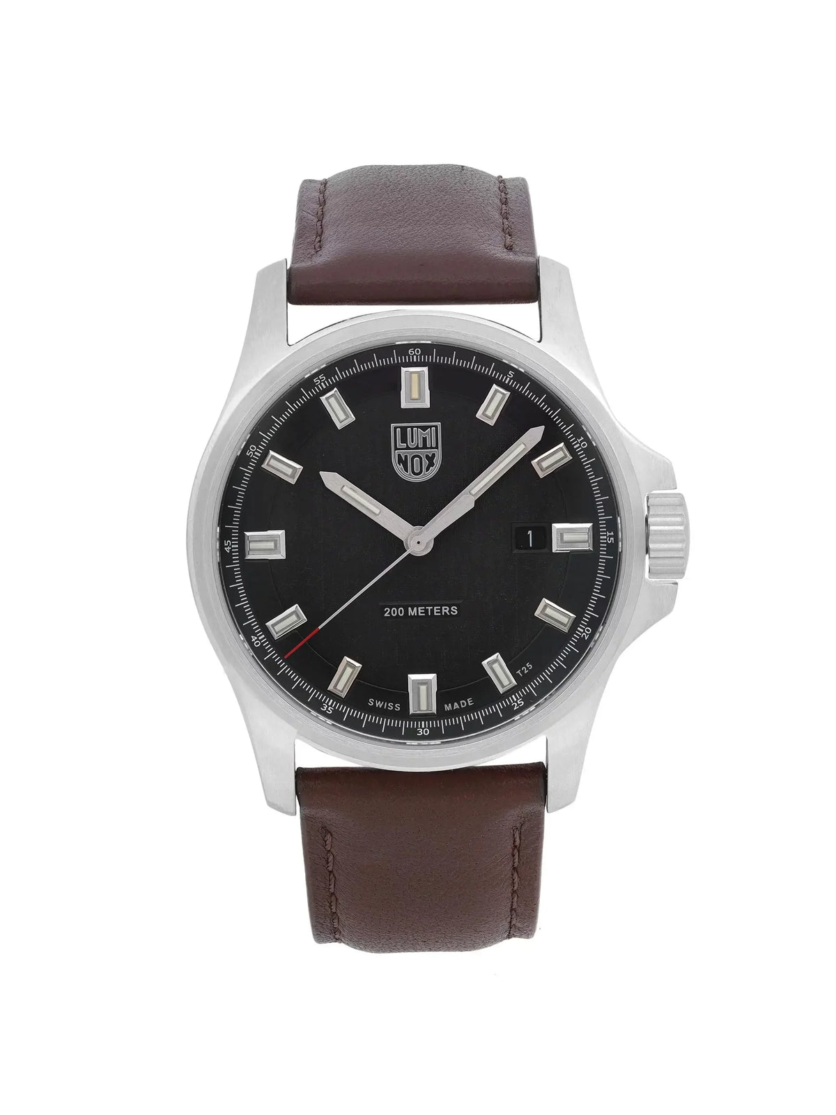 Luminox Dress Field 42mm Stainless Steel Black Dial Quartz Mens Watch XL.1831
