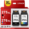 275XL 276XL Ink Cartridge Replacement for  PG-275 CL-276,High Yield for  275 and 276 Multi Pack Ink suitable for PIXMA TS3520 TS3522 TS3500 TR4720 TR4700 TR4722 Printers(1Black 1 Color)