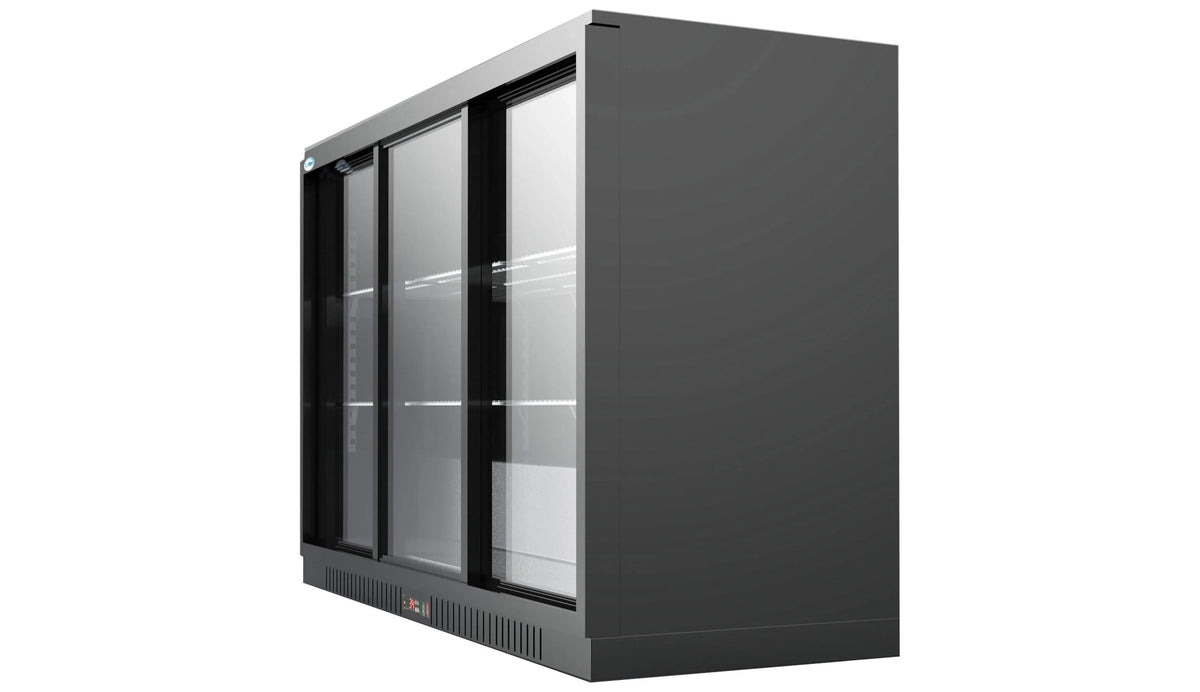 Ft.. Three-Door Back Bar Refrigerator – 11.3 Cu. KoolMore 35 in