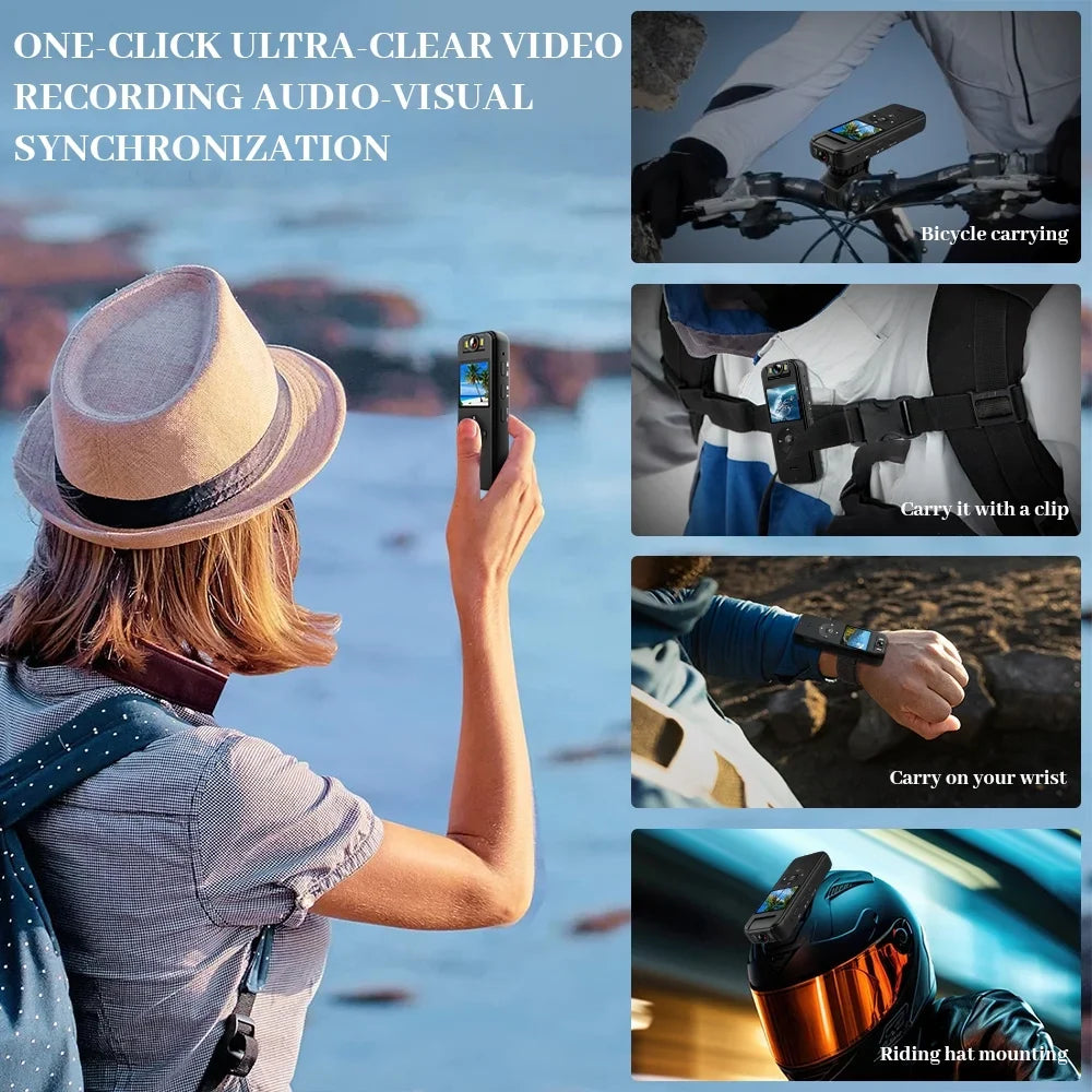 CS09 4K wide-angle camera action camera is suitable for outdoor sports recording and cycling recorders.