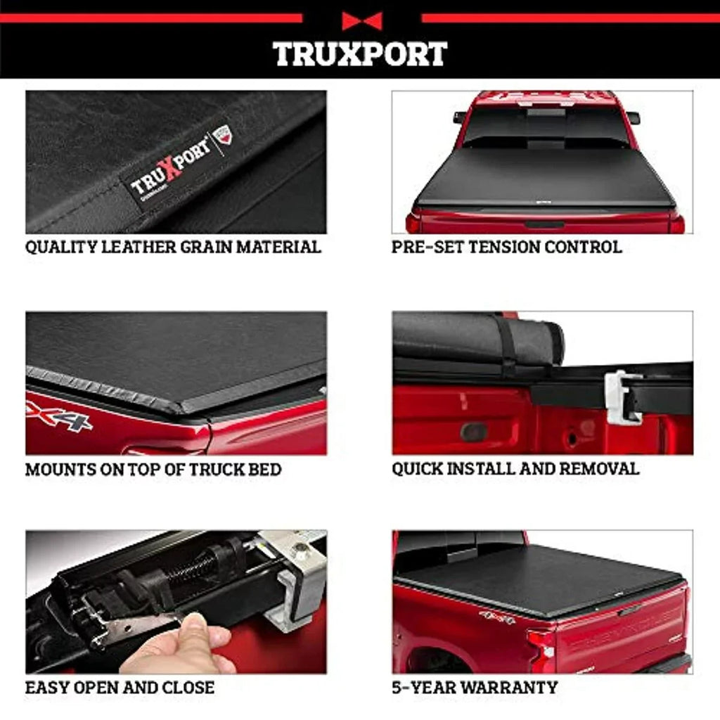 Truxedo Truxport Soft Roll Up Truck Bed Tonneau shield | 294701 | appropriate with 2022  Maverick 4' 6" Bed (54.4")