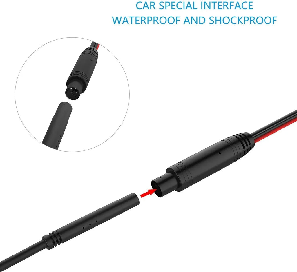 CAM123 Backup Camera Frame License Plate HD Night Vision Rear View 170° Angle Waterproof appropriate with Jensen Car Radio CAR110W CAR710 CAR710X CAR8000 CAR910W CAR910X CDR7011 CM901MIR CMR2720