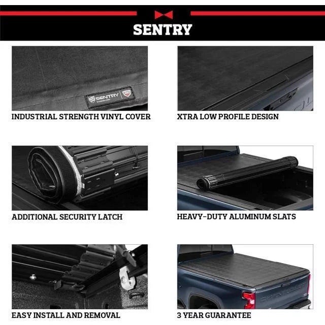 TruXedo Sentry Hard Rolling Truck Bed Tonneau protector Fits select: 2004-2008  F150, 2006-2008 LINCOLN MARK LT