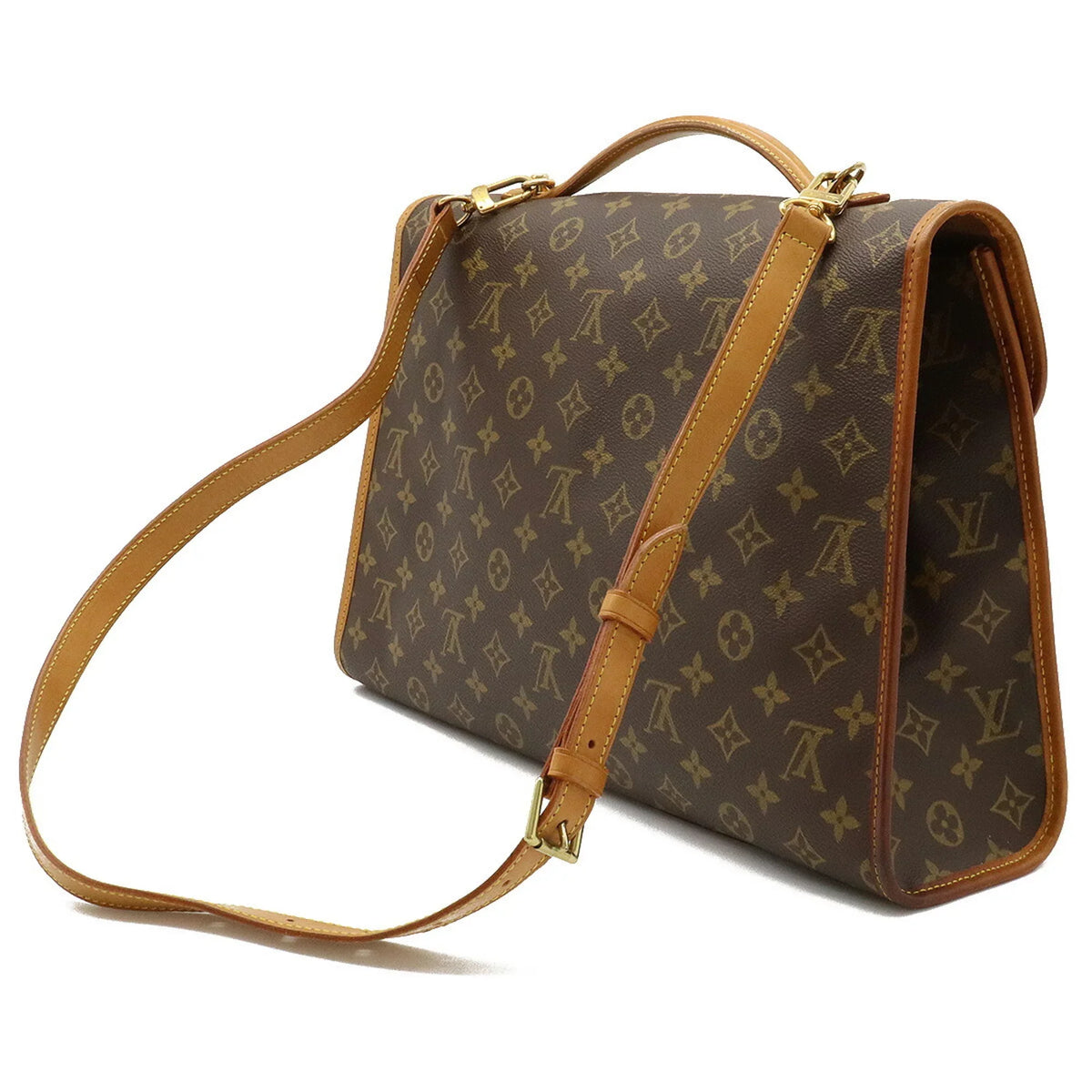 Authenticated Used LOUIS VUITTON Louis Vuitton Monogram Beverly 41 Handbag Bag Shoulder M51121