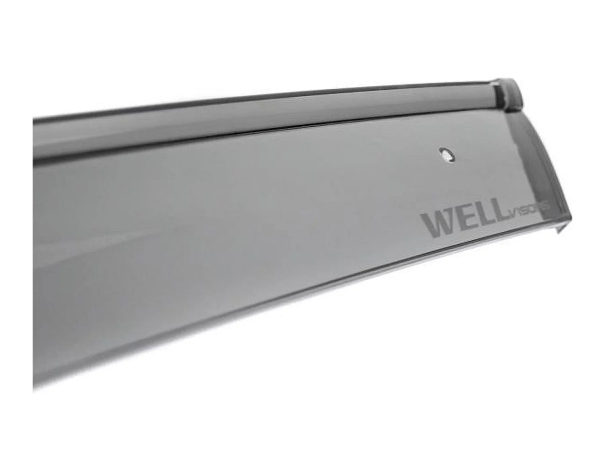 Wellvisors Side Window Visors Wind Deflectors Rain Guard With Black Trim for 2018 2019 2020 2021 2022 2023 2024  X3 / G01 3-847BM017