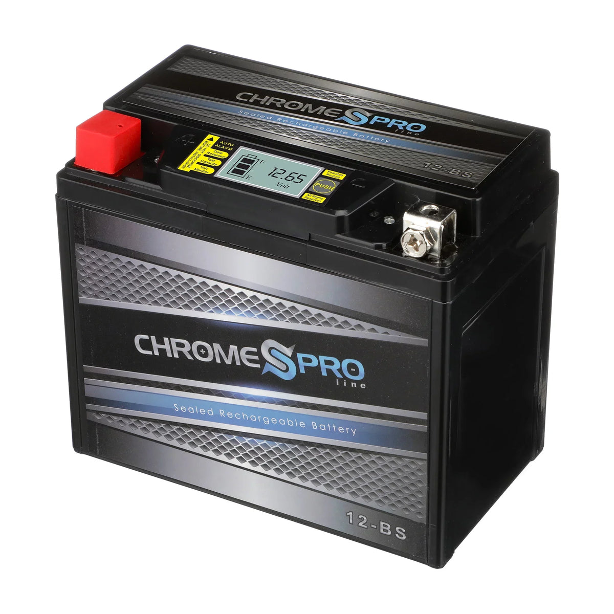 Chrome Pro Battery Ytx12-bs (12-bs 12v, 12 Volts,10 Ah, 180 Cca) iGel Sealed AGM Motorcycle Battery for Suzuki 1000cc Gsx-r1000 2001