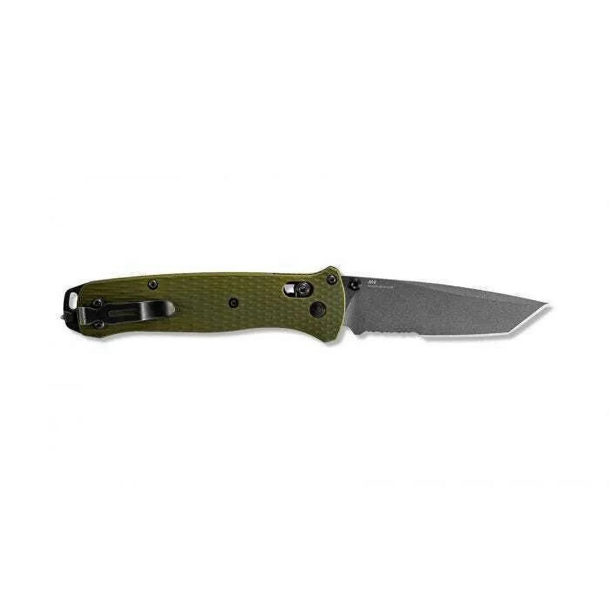 Benchmade 537SGY-1 Bailout Axis Serrated Tanto Grey Coated  CPM-M4 Super Tool Steel Knife
