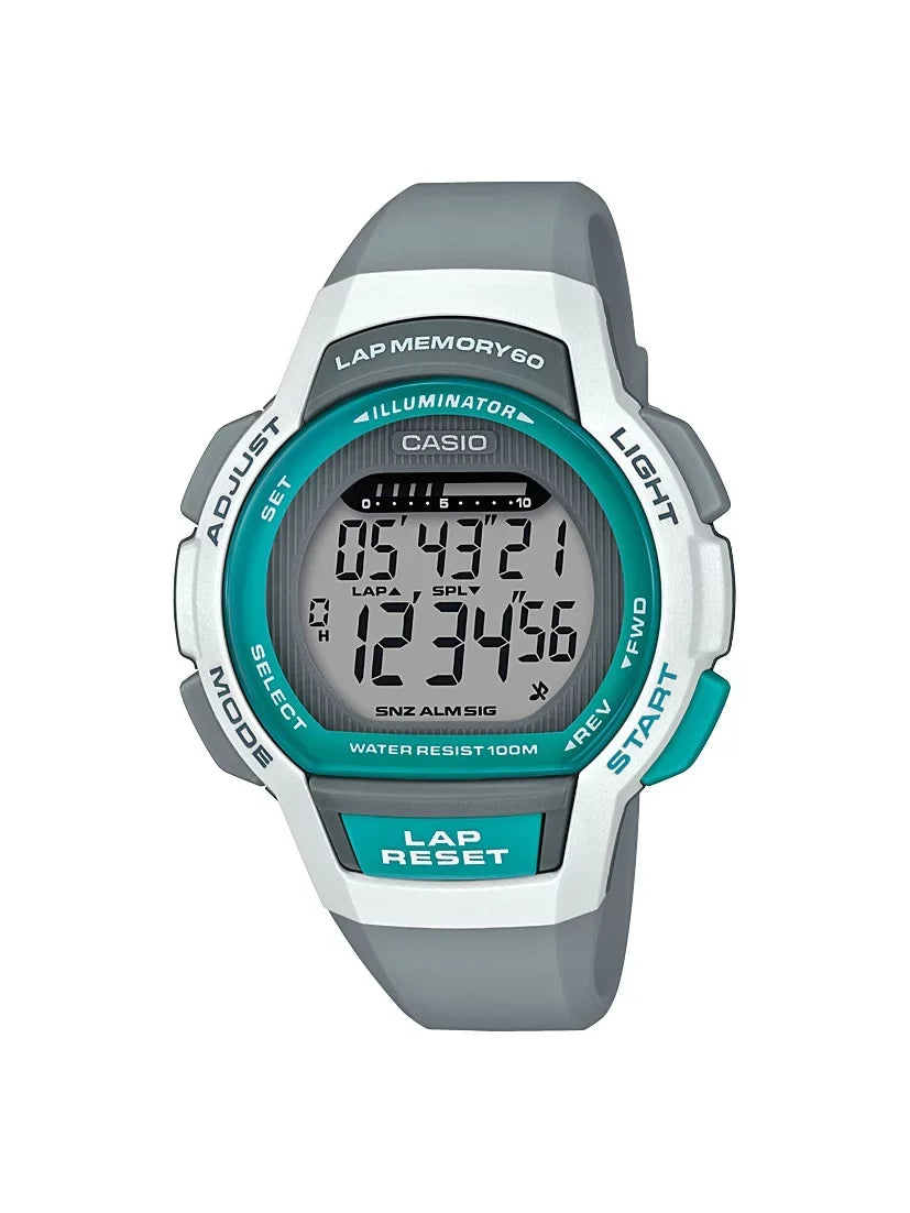 Casio Ladies 5-Year Battery 60 Lap Memory 10m liquid immune Watch