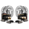 Power Stop Front and Rear Stock Replacement Brake Pad and Rotor Kit KOE7925 Fits 2019  C-HR