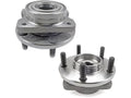 Front Wheel Bearing Hub Assembly - Set of 2 - matching with 1996 - 2007 Chrysler Town and Country 1997 1998 1999 2000 2001 2002 2003 2004 2005 2006