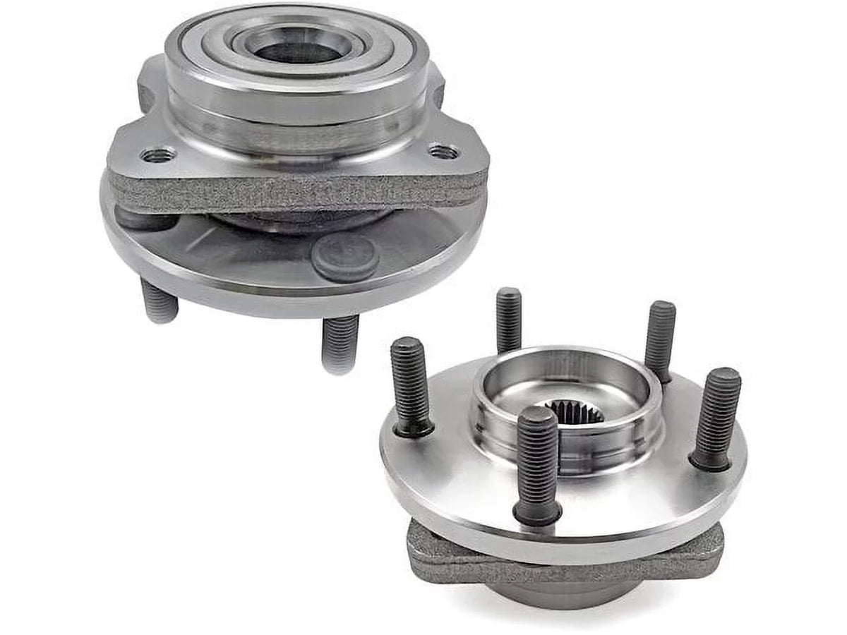 Front Wheel Bearing Hub Assembly - Set of 2 - matching with 1996 - 2007 Chrysler Town and Country 1997 1998 1999 2000 2001 2002 2003 2004 2005 2006