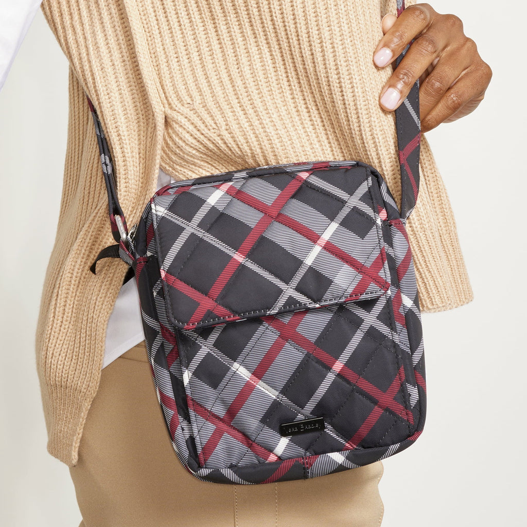 Vera Bradley Women's Performance Twill Small Crossbody Bag Navy Garden
