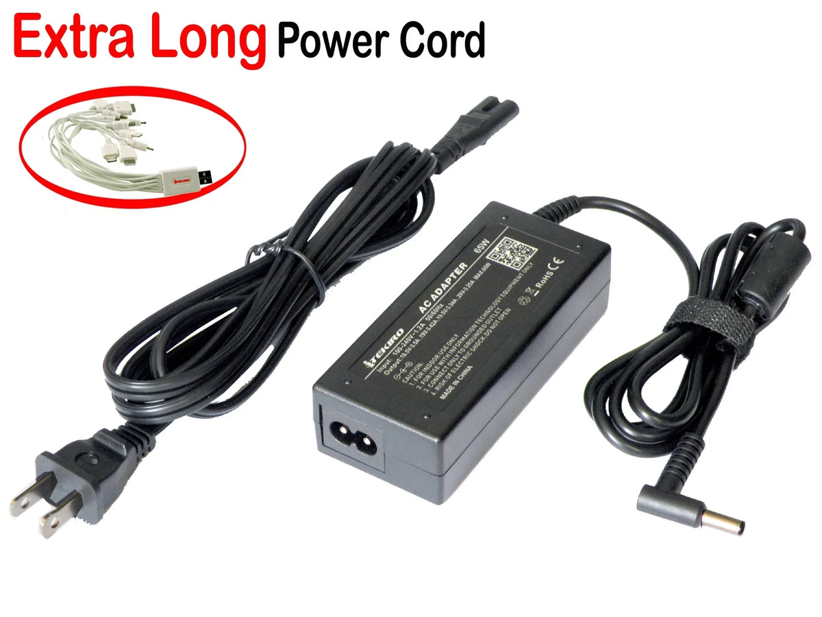 iTEKIRO 65W AC Adapter for  Inspiron 15 3555, i3555, 15 3558, i3558, 15 3565, i3565, 15 3573, i3573, 15 3593, i3593, 15 5551, i5551, 15 3580