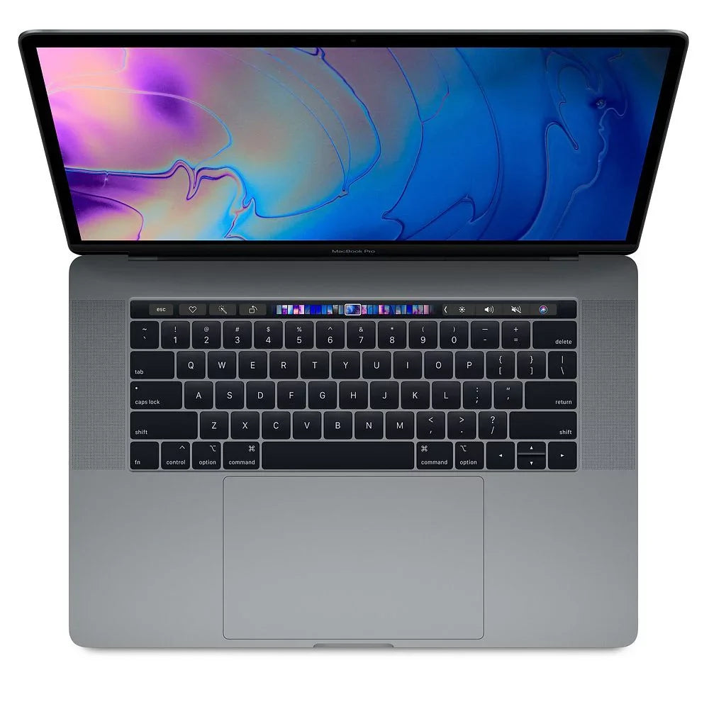 A Grade Macbook Pro 15.4-inch (Retina, Space Gray, Touch Bar) 2.9Ghz 6-Core i9 (Mid 2018) MR942LL/A 1TB SSD 32GB Memory 2880x1800 Display Mac OS Sierra Power Adapter Included