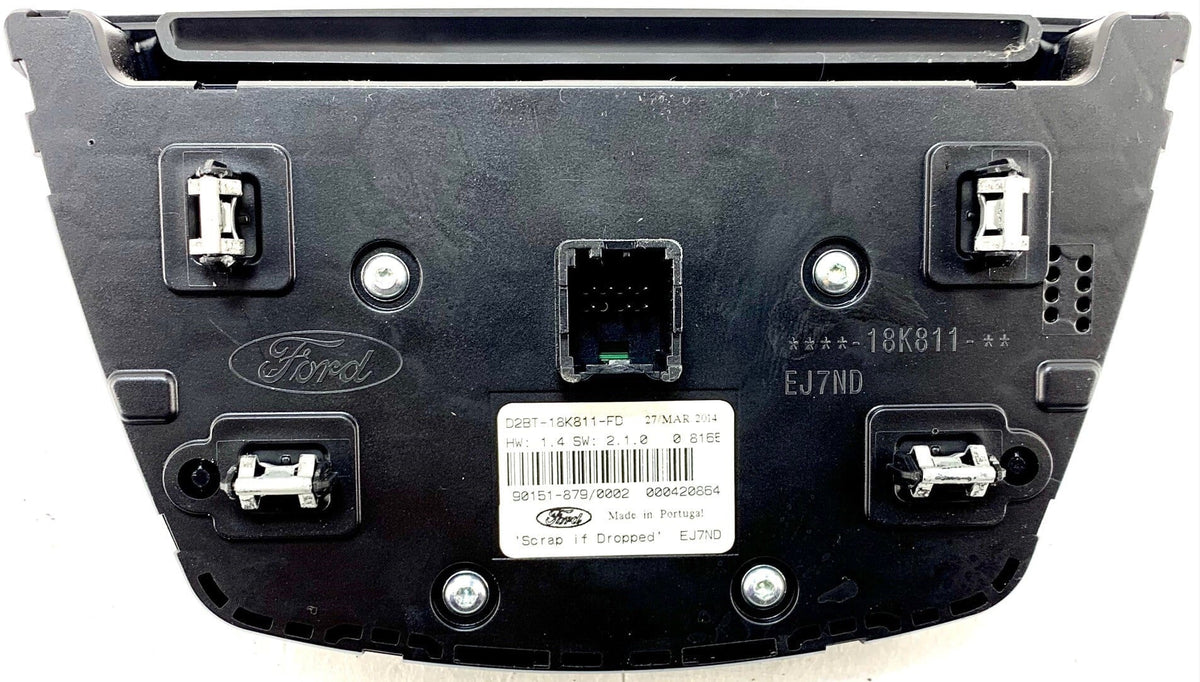Pre-Owned 2014-2019  Fiesta Radio Control Panel w/  Audio ID D2BT-18K811-FD OEM (Good)