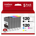 PFI120 PFI-120 Ink Cartridges Replacement for  PFI120 PFI-120 PFI-120MBK PFI-120BK PFI-120C PFI-120M PFI-120Y Work for  ImagePROGRAF IPF TM-200 TM-205 TM-300 TM-305 and GP-200 GP-300 Printer