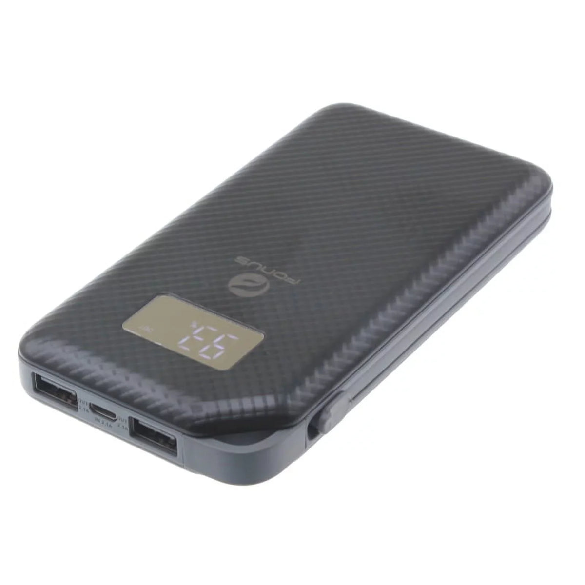Charger 10000mAh Power Bank w Type-C Retractable USB Cable O1D for  Liquid Jade Primo - Alcatel PulseMix, Idol 5S 5 4S - Blackberry Key2, Motion, KEYone - BLU G9 Pro, Vivo 5 - BOLD N1