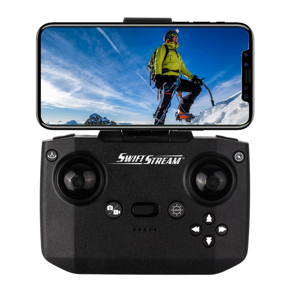 Swift Stream High Performance RC Z-53 Wi-Fi Camera Drone, 360° Aerial Stunts & Flight Stabilization
