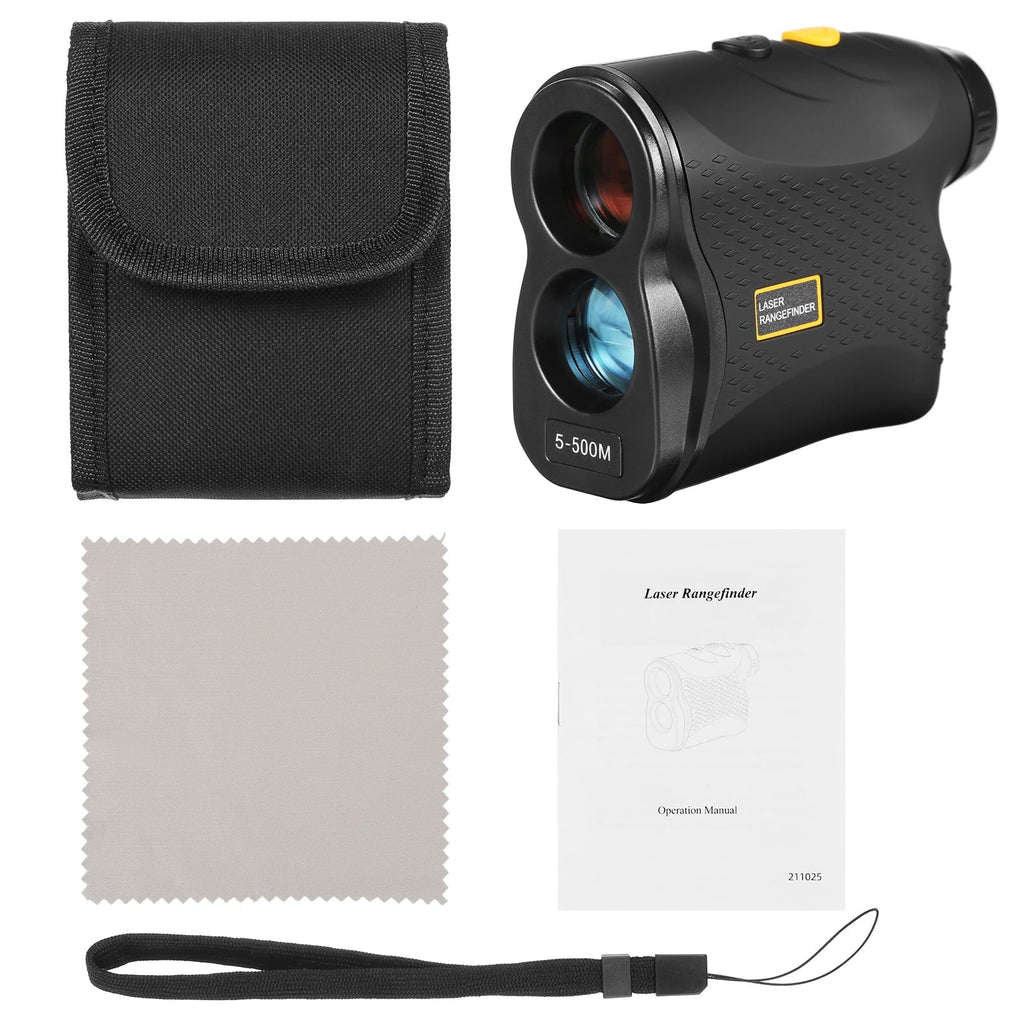Eccomum 500M / 600M / 900M Rangefinder Distance Meter Speed Tester Finder Digital Measurement Monocular Telescope