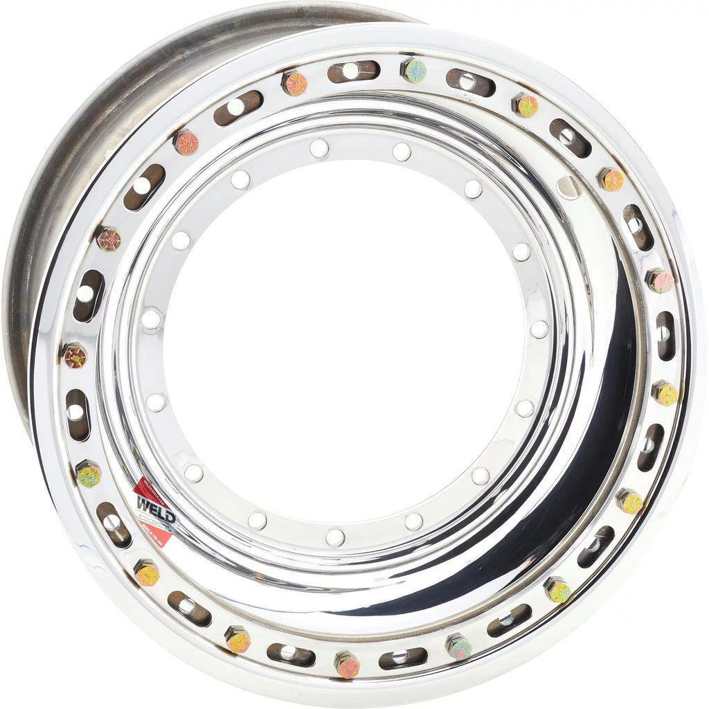 Weld Racing 15 x 8 Sprint Car Front Wheel w/Outer Beadlock, 3In Offset