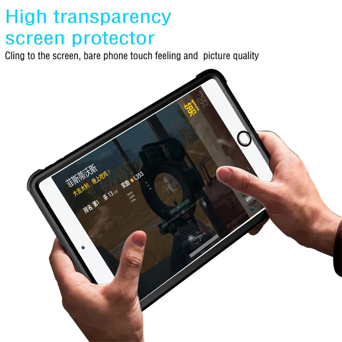 UUCOVERS iPad Air 3 Case 2019 Waterproof, iPad Pro 10.5 Case Rugged Full Body Protective Transparent wrap with Built in Screen Protector Shockproof Case for iPad Air 3 2019/ iPad Pro 10.5 2017,Black