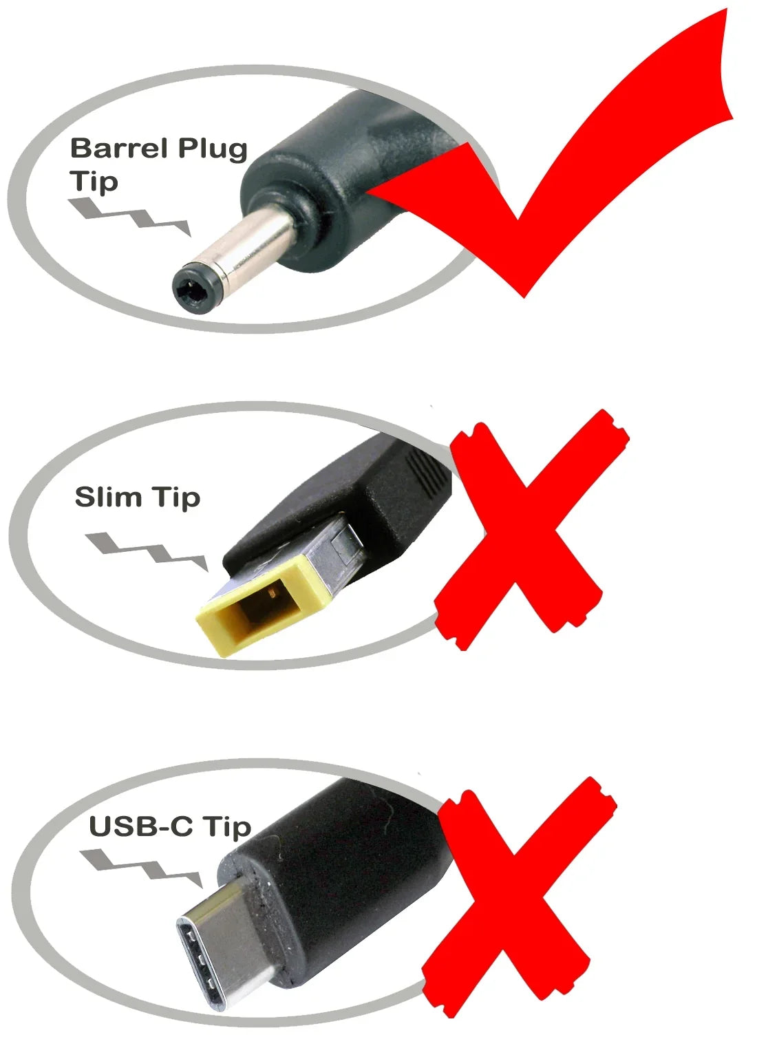 iTEKIRO 65W AC Adapter for  Ideapad 100S 80R900BYCF, 100S 80R900C0CF, 100S 80R900FYUS, 110, 110-14IBR 80T6 14", 110 80T6000WUS, 110 80T6000XUS, 110 80T60020CF