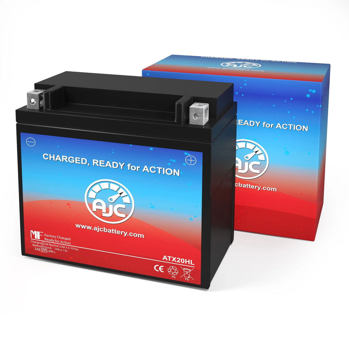 Bombardier Renegade 600 600CC 12V Snowmobile Replacement Battery (2004-2013) - This Is an AJC Brand Replacement