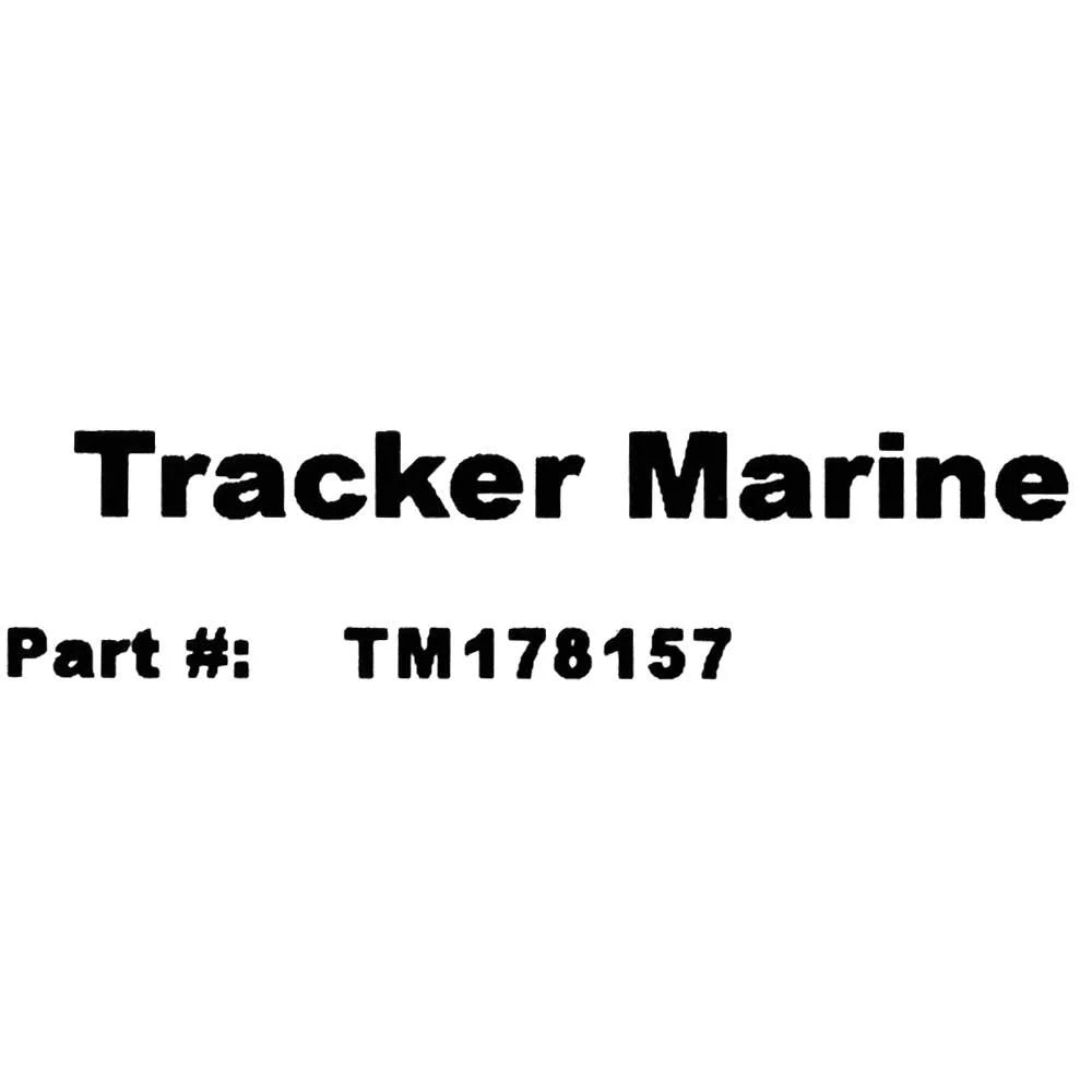 Tracker ship Non-Skid Mat TM178157 | 10 1/4 x 7 3/4 Inch Black Rubber