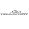 Sun Tracker Pontoon ship Raised Decal 161758 | Chrome Logo Sticker