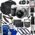 Includes: 64GB Memory Card, 1x Seller Replacement Battery, Digital Slave Flash, & More..  Alpha a6400 Mirrorless Digital Camera (Silver) with 16-50mm Lens & 17pc Must Have Accessory Bundle