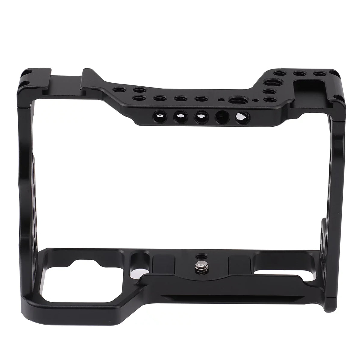 Cage Aluminum Alloy Video Cage Replacement for  A7M3 A7R3 A9 Mirrorless with Cold Shoe Mount 14 Inch & 38 Inch Screw Holes