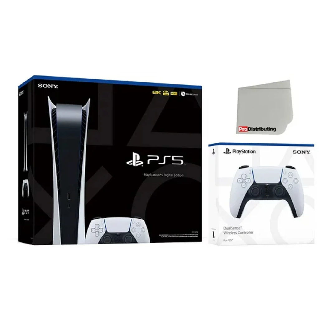 CFI-1215B Playstation 5 Digital Version White DualSense Wireless Controlle