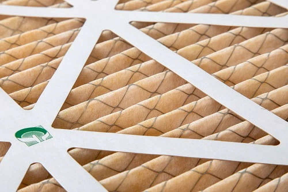 Actual Size: 11-1/2 x 24-1/2 x 7/9. 6 Pack of 12x25x1 MERV 11 Pleated Air Filters by Glasfloss