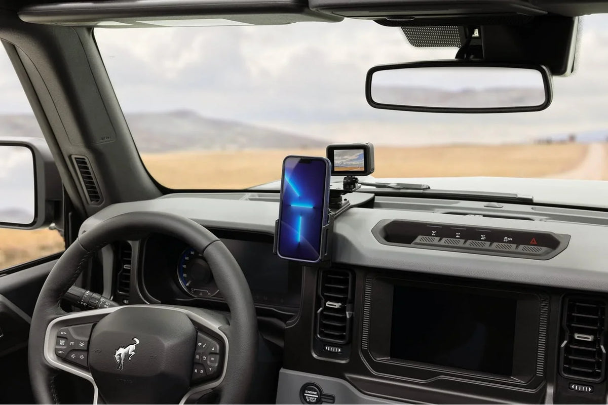 Scosche PC855700 ProClip Center Dash Phone Mount appropriate with 2021-2023  Bronco SUVs (Mounting Base Only)