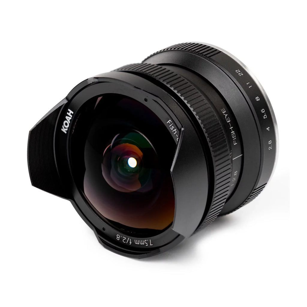 Koah Artisans Series 7.5mm f/2.8 Wide-Angle Fisheye Lens for  EF-M Mount
