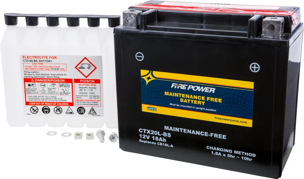 [IRS] 2004-2006. Fire Power Maintenance Free Battery CTX20L-BS matching With Bombardier Outlander Max 400 H.O