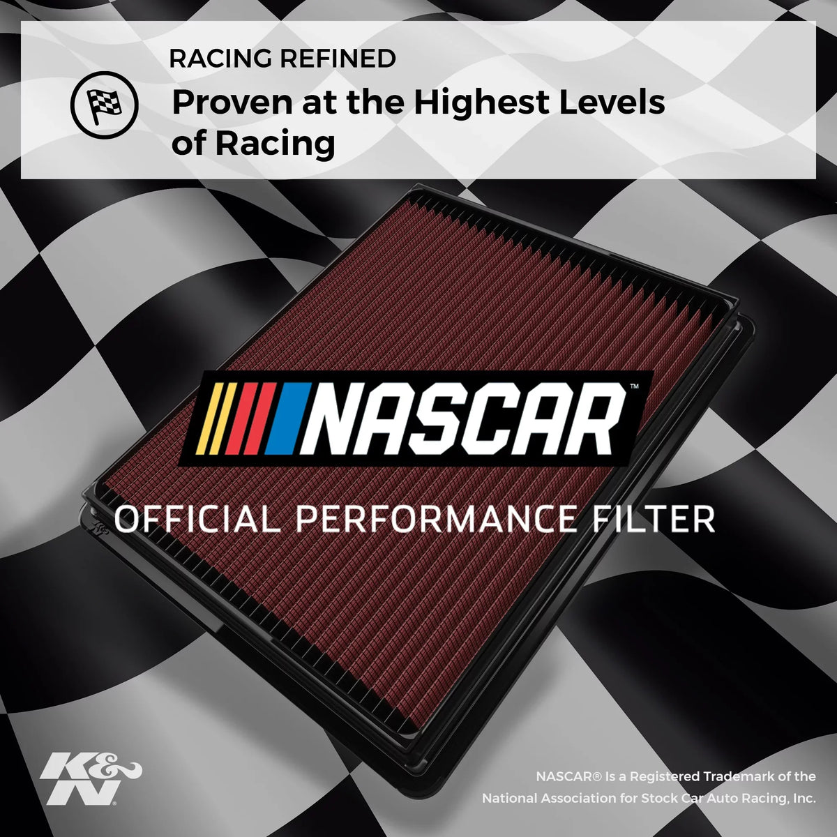 K&N Engine Air Filter: Washable, Replacement Filter: 2010-2019 /Lexus/Mitsubihi L3/L4, 33-2435