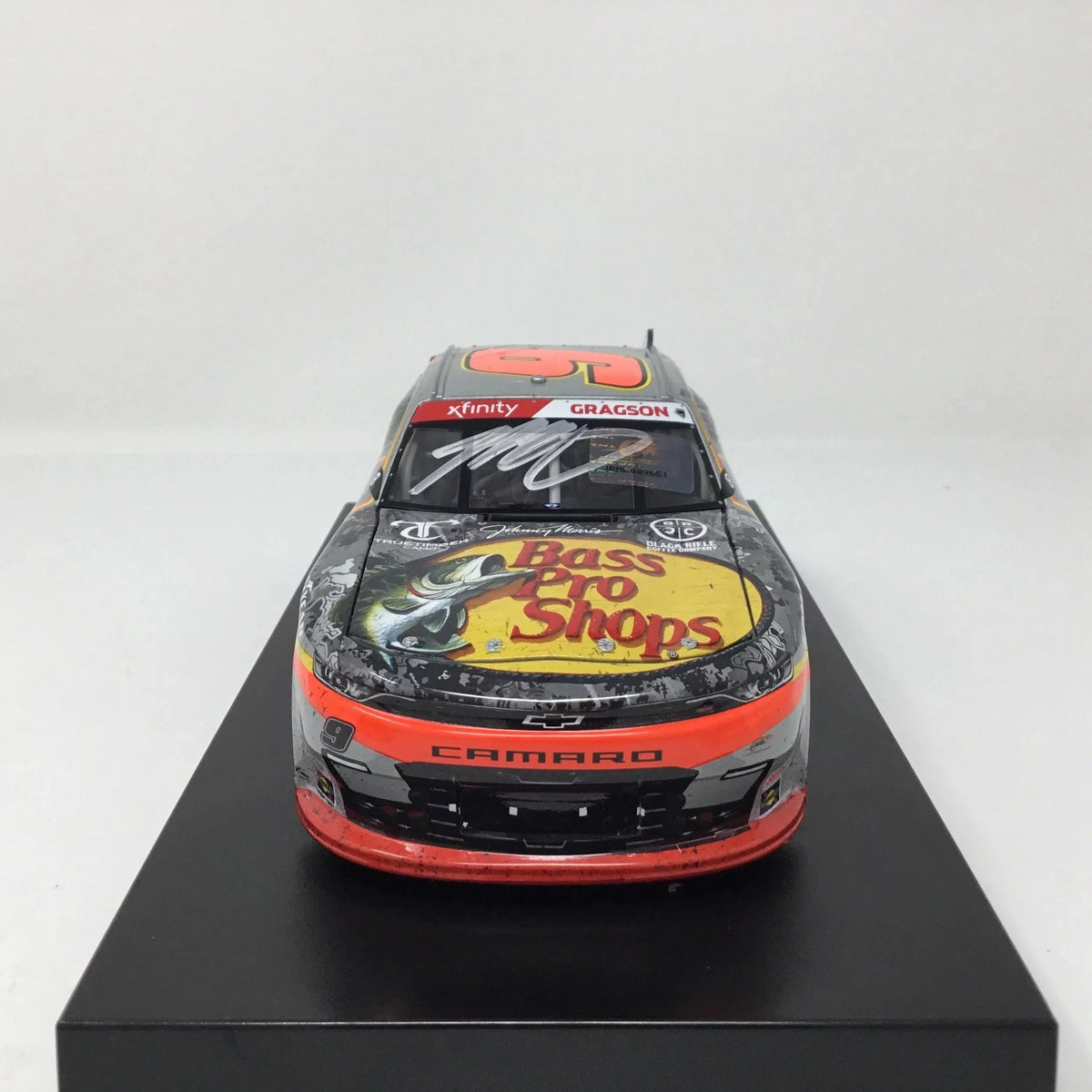 Noah Gragson Autographed 2021 Bass Pro/Truetimber/Black Rifle Coffee Martinsville Xfinity Series Playoff Win 1:24 Diecast
