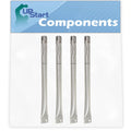 4-Pack BBQ Gas Grill Tube Burner Replacement Parts for Charmglow 810-7451-F - suitable Barbeque Stainless Steel Pipe Burners
