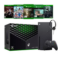 Xbox Series X Deluxe Bundle - 1TB SSD Flagship Black Xbox X Console and Wireless Controller with Five Games and Xbox Chat Headset