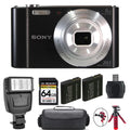 Cyber-shot DSC-W810 Digital Camera + Extra Battery + Flash - 64GB Kit