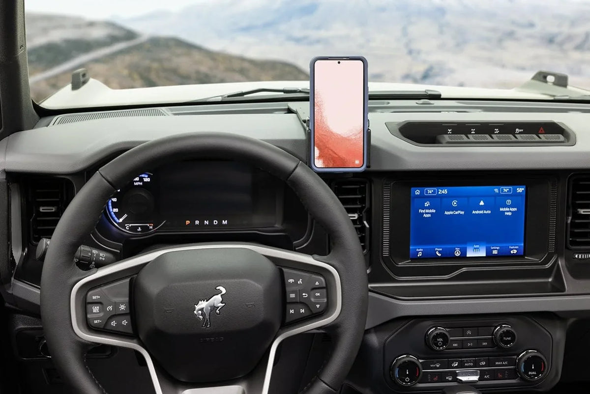 Scosche PC855700 ProClip Center Dash Phone Mount appropriate with 2021-2023  Bronco SUVs (Mounting Base Only)