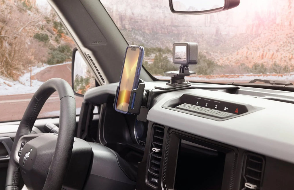 Scosche PC855700 ProClip Center Dash Phone Mount appropriate with 2021-2023  Bronco SUVs (Mounting Base Only)
