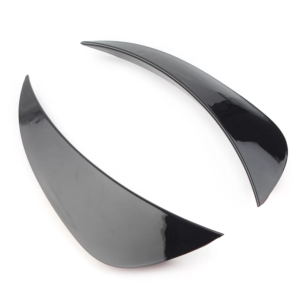 BFY Car Front Bumper Air Vent shield Trim Glossy Black ABS For Mercedes Benz W205 AMG C-Class C180 C200 C300 C400 2015 2016 2017 2018