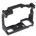 Cage Aluminum Alloy Video Cage Replacement for  A7M3 A7R3 A9 Mirrorless with Cold Shoe Mount 14 Inch & 38 Inch Screw Holes