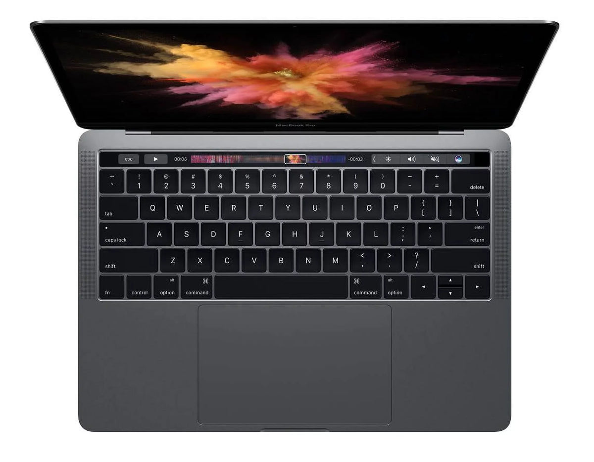 A Grade Macbook Pro 15.4-inch (Retina DG, Space Gray, Touch Bar) 2.9Ghz Quad Core i7 (Mid 2017) MPTT2LL/A 128GB SSD 16GB Memory 2880x1800 Display Mac OS Sierra Power Adapter Included