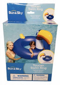 Sun & Sky Pool Float TOUCAN Swim Ring Shape aqua Toy