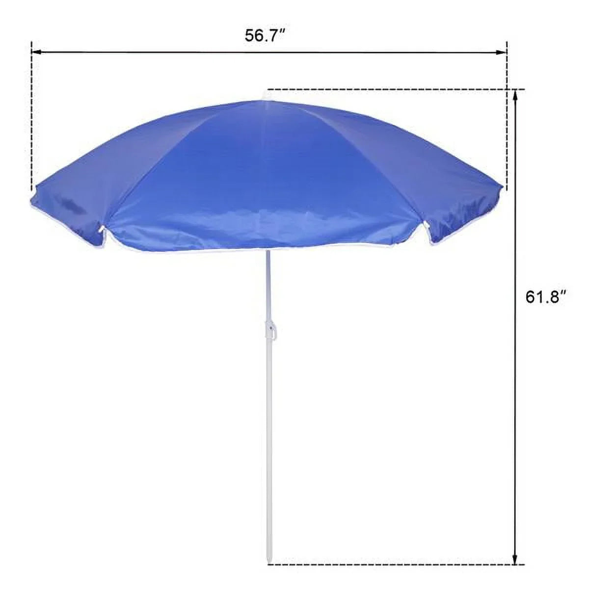 SYTHERS Double Outdoor Folding Beach Chair, High Strength Camping Chair with Mini Table Beverage Holder Carrying Bag, for Beach Patio Pool Park Outdoor Portable Camping Chair, Blue