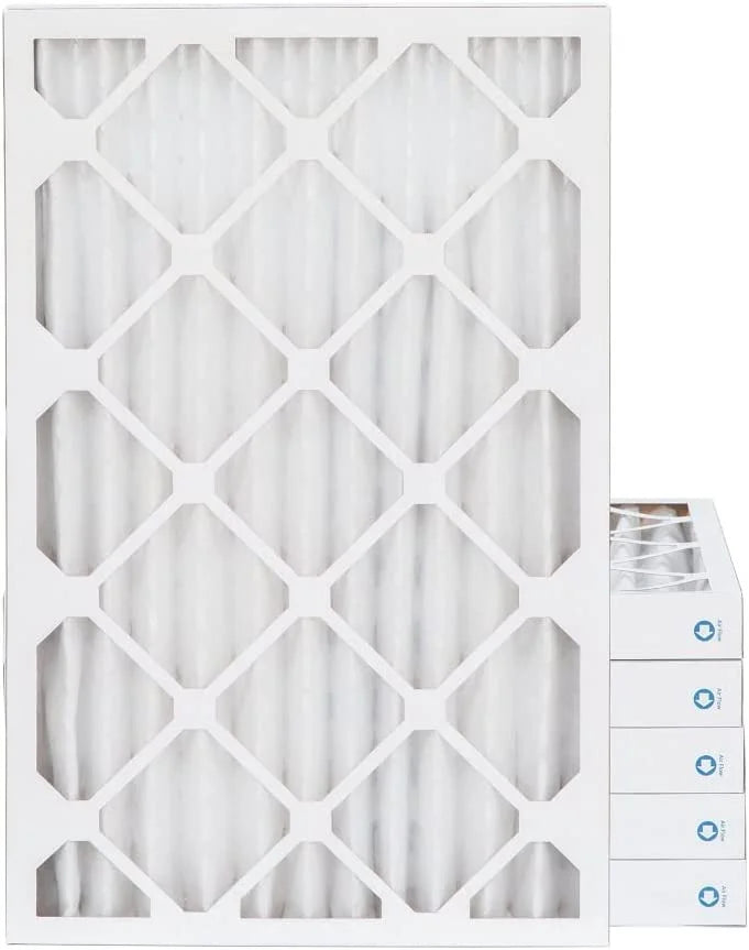 Size: 9-1/2 X 9-1/2 X 3/4. 6 Pk. 10X10x1 MERV 11, MPR 1000 Pleated Furne 1'' Air Filters By Pamlico